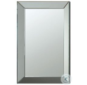 Pinciotti Silver Beveled Wall Mirror