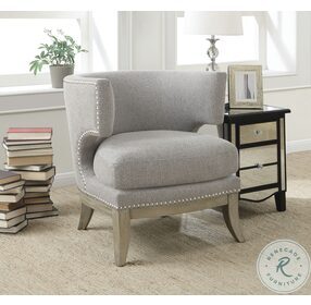 Dominic Grey And Weathered Grey Accent Chair