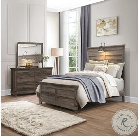 Lakeside Haven Brownstone Full Panel Bed