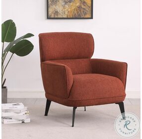 Andrea Orange Accent Chair