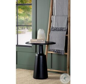 Ixia Black Stain Accent Table