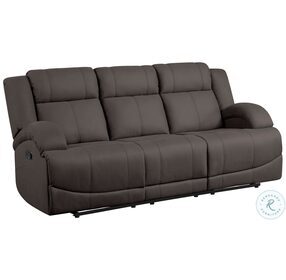 Camryn Chocolate Double Reclining Living Room Set