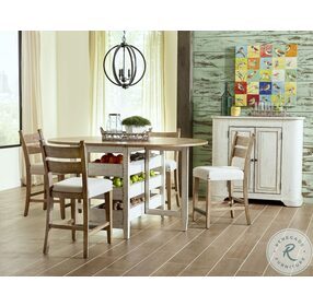 Coming Home Wheat Counter Height Dining Table