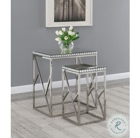 Betsy Silver 2 Piece Nesting Tables