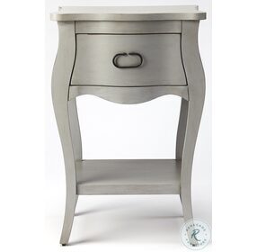 Rochelle Distressed Gray 1 Drawer Nightstand