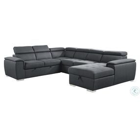 Berel Charcoal Sectional