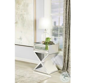 Hazel Silver Accent Table