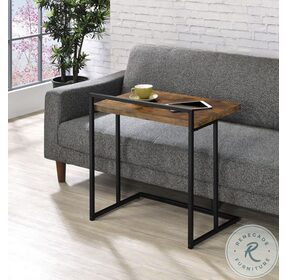 Dani Antique Nutmeg And Black Snack Table