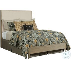 Symmetry Sand Incline Upholstered Panel Bedroom Set With Low Footboard