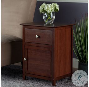 Eugene Walnut Accent Table