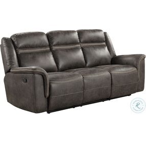 Boise Brown Double Reclining Living Room Set With Drop Down Cup Holders