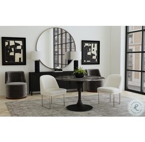 Burke Charcoal Accent Chair
