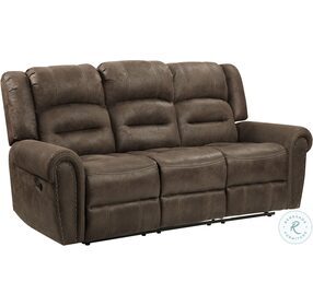 Creighton Brown Double Reclining Living Room Set