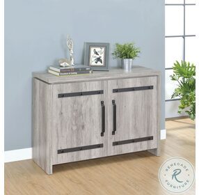 Enoch Grey Driftwood Accent Cabinet