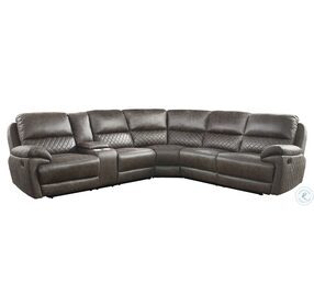 Knoxville Brown 3 Piece Reclining Sectional