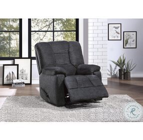Kaylene Dark Gray Reclining Chair