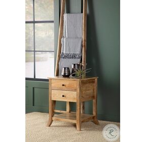 Russo Natural Mango Accent Table