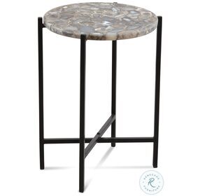Cicco Agate And Black Accent Table
