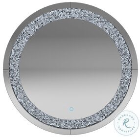 Landar Silver Round Wall Mirror
