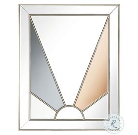 Calixte Champagne And Grey Wall Mirror