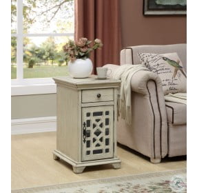 Millstone Texture Ivory 1 Door Chairside Cabinet