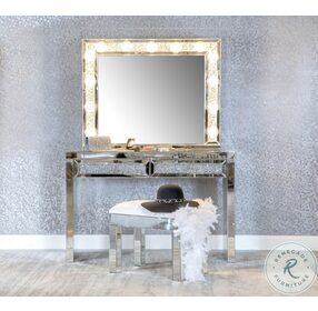 Wilmer Silver Table Mirror