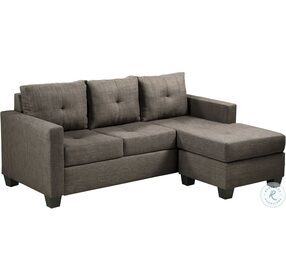 Phelps Brown Reversible Sofa Chaise