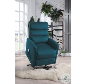 Miralina Blue Power Lift Chair With Massage And Heat