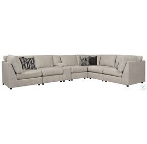 Kellway Bisque Console Sectional