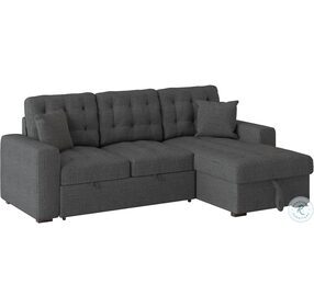 Mccafferty Dark Gray 2 Piece Sectional With Pull Out Bed