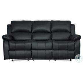 Clarkdale Black Double Reclining Living Room Set with Drop Down Table
