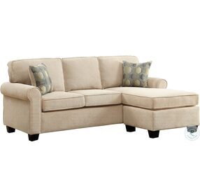 Clumber Sand Reversible Sofa Chaise
