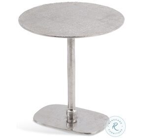 Rocha Nickel And Silver Accent Table