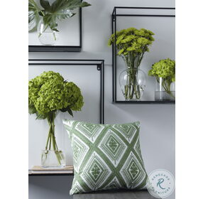 Bellvale Green And White Pillow Set Of 4