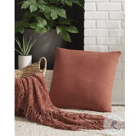 Thaneville Rust Pillow Set of 4