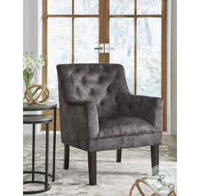 Drakelle Charcoal Gray Accent Chair