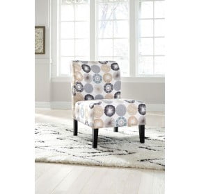 Triptis Gray and Tan Accent Chair