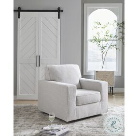 Olwenburg Taupe Swivel Accent Chair