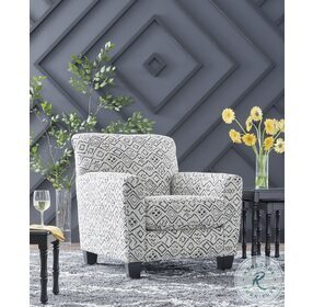 Hayesdale Black And Cream Accent Chair