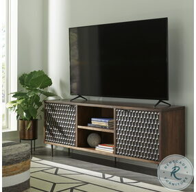 Doraley Two Tone Brown Accent Cabinet