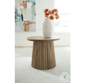 Ceilby Natural Accent Table