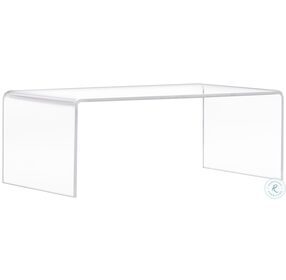 A620-01 Clear Acrylic Occasional Table Set