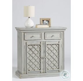 Audrey Distressed Antique Gray Accent Cabinet