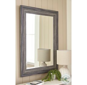 Jacee Antique Gray Accent Mirror