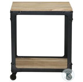 Outbound Natural And Iron Accent Table