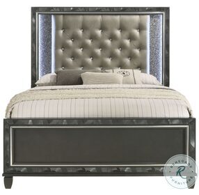 Radiance Black Pearl Queen Panel Bed