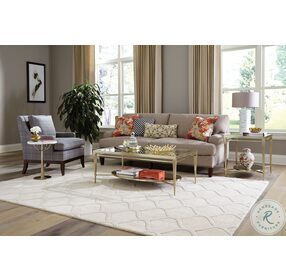 Galerie Champagne Rectangular End Table