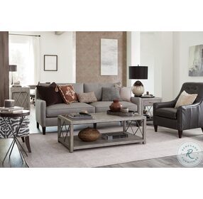 West End Soft Greige Rectangular Coffee Table