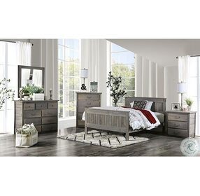 Rockwall Weathered Gray Queen Panel Bed