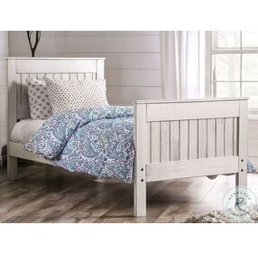 Rockwall Weathered White and Gray Panel Bedroom Set